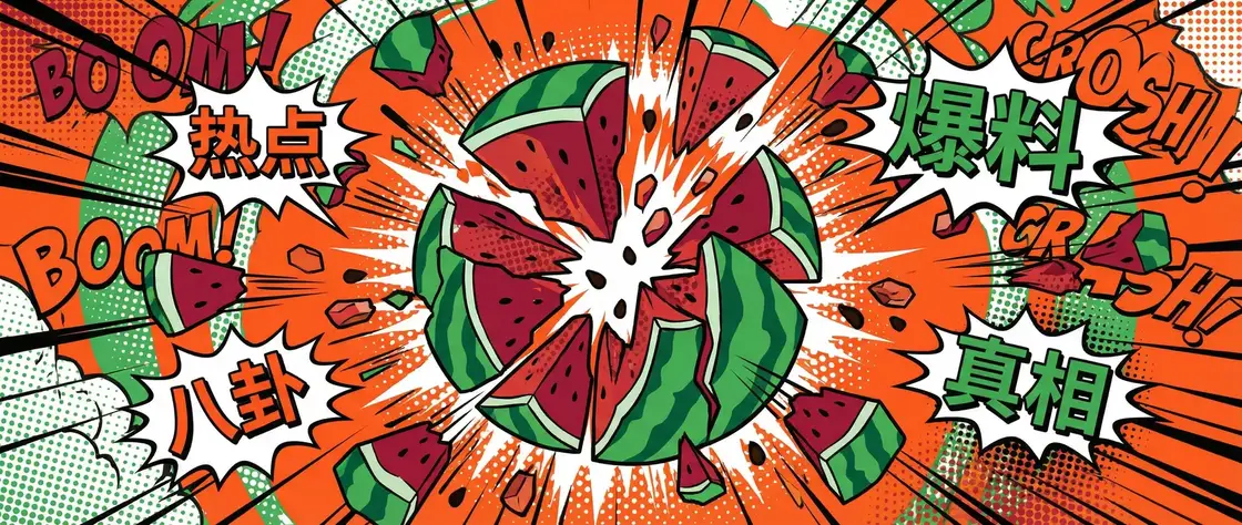 跨播 今日头瓜爆炸漫画横幅